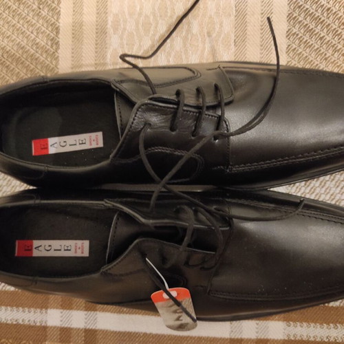 Men's black scarponi shoes new, size 42