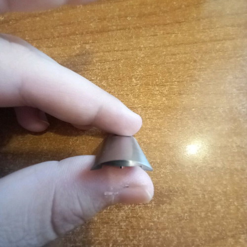 Rex Supply Co. Envoy shaving razor used with small top cap damage