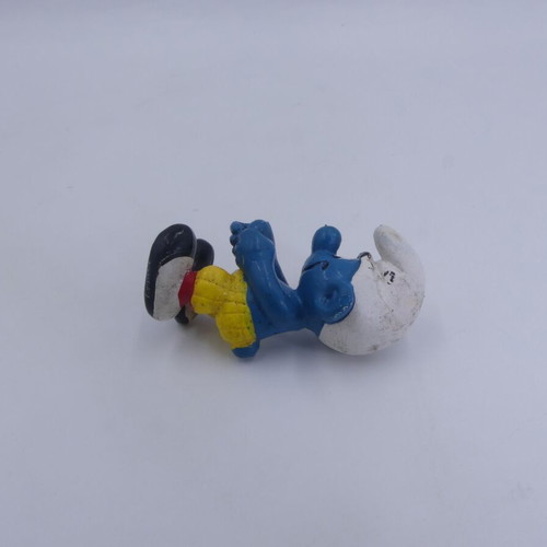 Smurfs 20055 Golfer φιγούρα PVC μεταχειρισμένη, vintage 80's, χωρίς μπαστούνι γκολφ