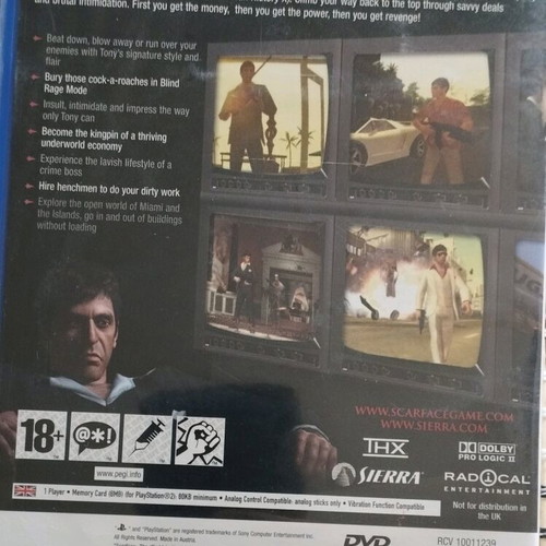 Scarface Playstation 2 used