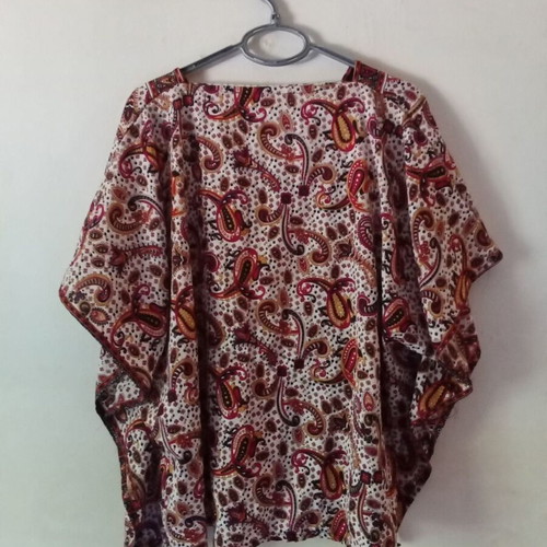 Swarna summer blouse used, brown, size L