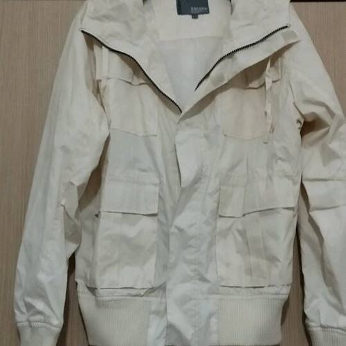 Spring jacket like new, white, size S