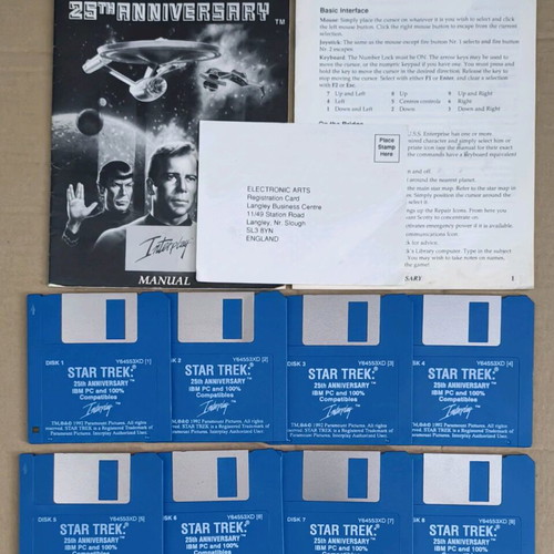 Star Trek 25th Anniversary PC like new, complete box