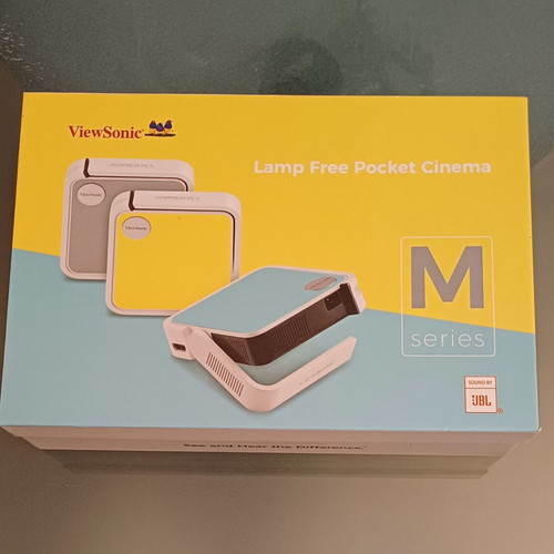 Viewsonic M1 Mini projector like new, portable LED with JBL speaker
