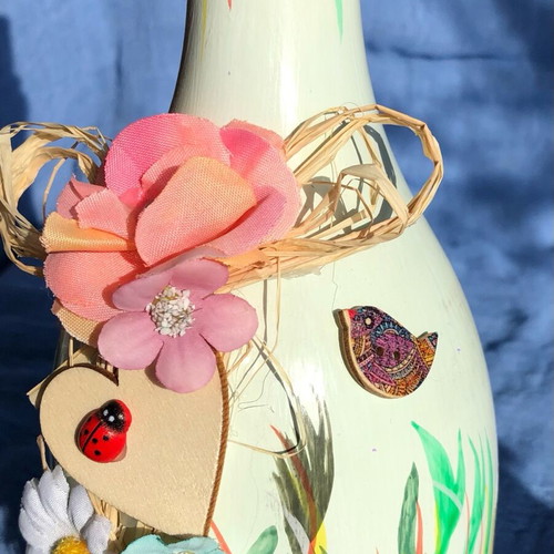 Handmade Easter bottle new