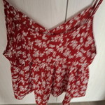 Blouse with adjustable straps large, in good condition