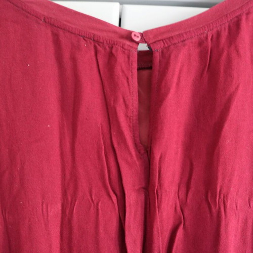 Red thin dress Bershka used, size S