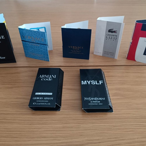 Men's Perfume Sample Pack with 7 Authentic Mini Eau de Parfums