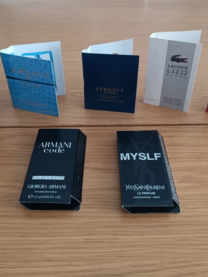 Men's Perfume Sample Pack with 7 Authentic Mini Eau de Parfums