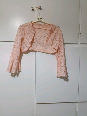 Bolero salmon lace like new