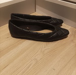 H&M ballerinas black quilted like new