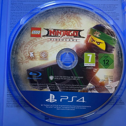 LEGO The Ninjago Movie Videogame used for PlayStation 4