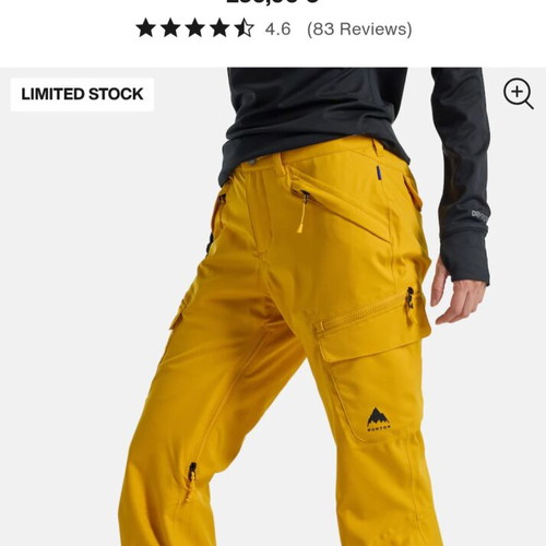 Burton ski or snowboard pants new, black, women's large