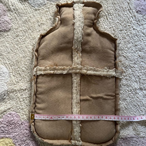 Primark hot water bottle used with fabric cover