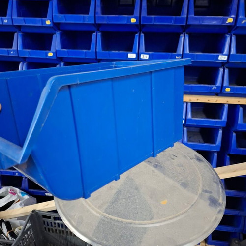 Storage box used, plastic set of 10 pieces