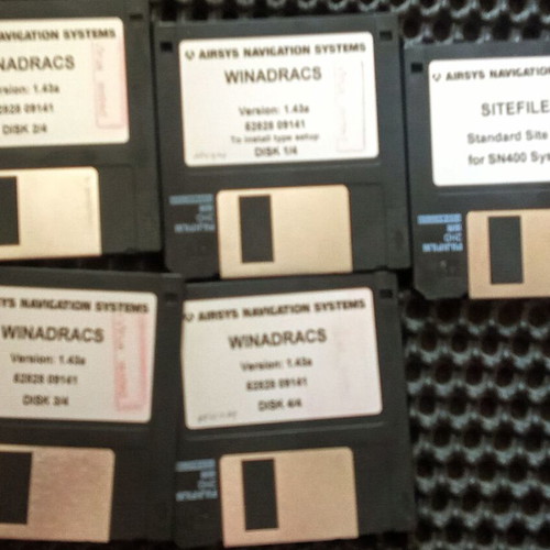 FuGIFILM & IBM 5-disc vintage floppy disks used with case