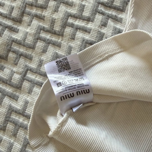 Miu Miu top used, black and white, size M
