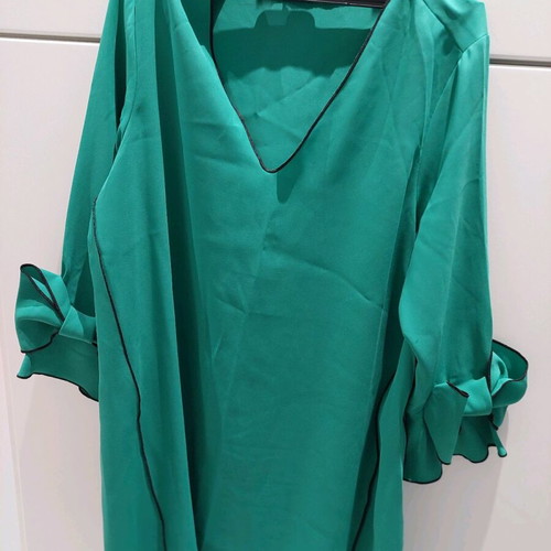 Green Zara dress in A-line shape like new