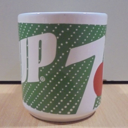 7 UP vintage promotional mug used