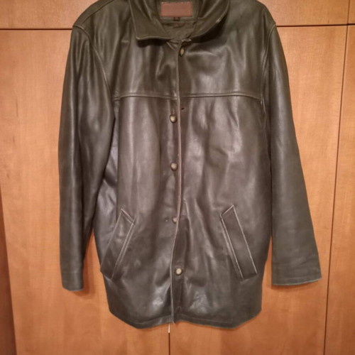 Redskins leather coat XL like new dark brown