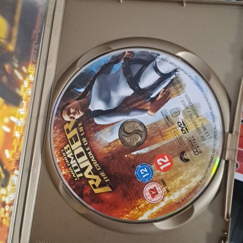 Tomb Raider The Cradle of Life DVD used, English and Bulgarian subtitles