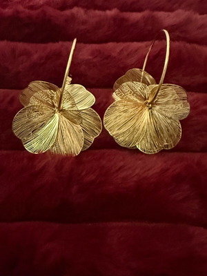 Σκουλαρίκια κρεμαστά χρυσά καινούργια