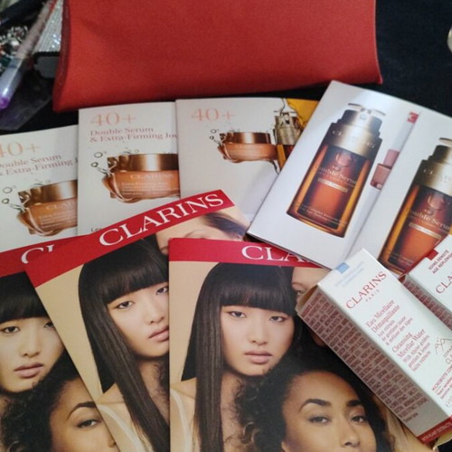 Clarins Beauty Box new with creams, serum, foundation and concealer