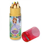 Princess Sofia Colored Pencils 10 pcs new with name