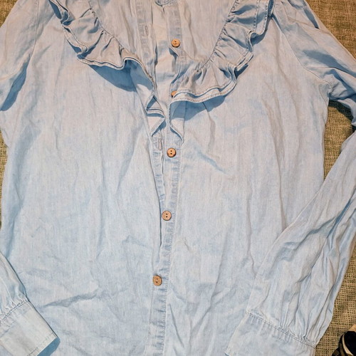 Celestino women's shirt like new, turquoise, cotton, size M