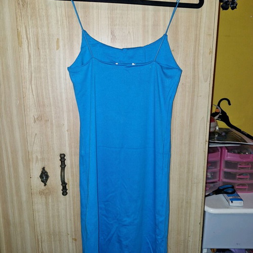 Zara dress turquoise ruffled new size L