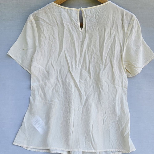 Pinko 100% silk blouse size S, beige