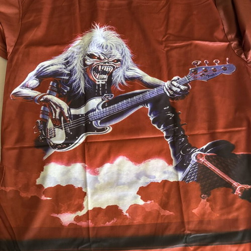 Iron Maiden T-shirts new, pack of 4, polyester mesh