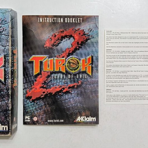 Turok 2: Seeds of Evil PC game used, Big Box edition