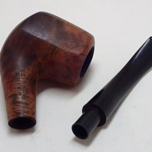 Handmade Tziaros tobacco pipe used, Greek made