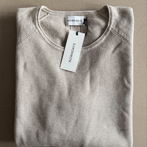 Nowadays Honeycomb Pullover new, beige, size L