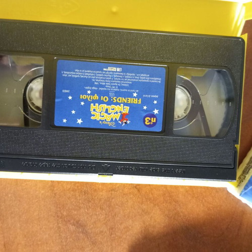 Magic English videocassette like new, animated cartoons