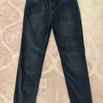 Massimo Dutti women's slim corduroy pants blue like new