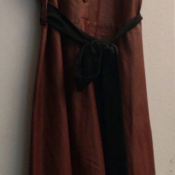 Regalinas women's leather dress like new, size M, brown