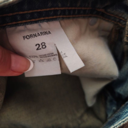 Fornarina vintage jeans size 28, like new, blue