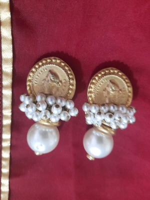 Vintage clip-on earrings used