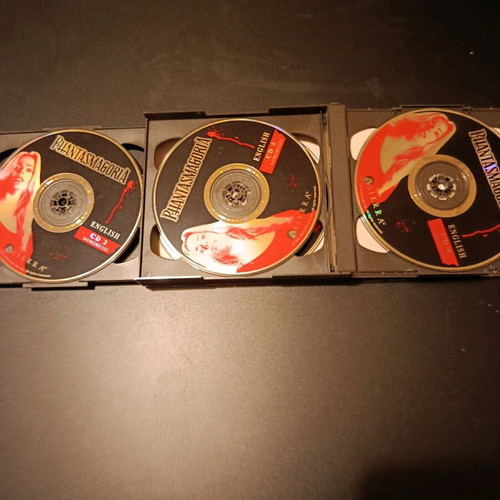 Phantasmagoria PC game used, 7 CD set, horror point-and-click