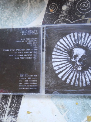 Highgate Black Frost Fallout CD, limited edition, metal compilation
