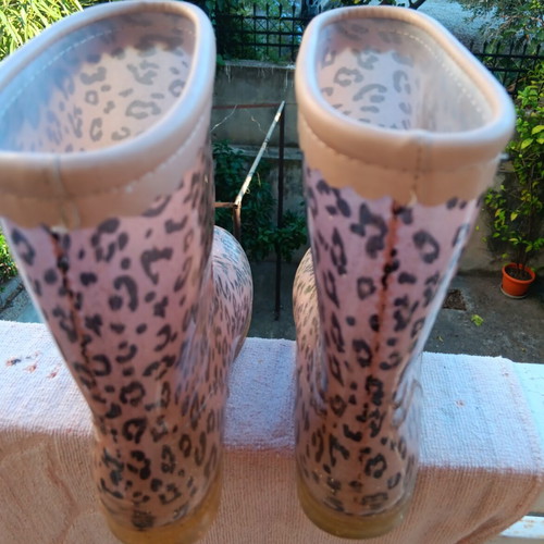 Marikelly Kids Rain Boots used, size 34, pink