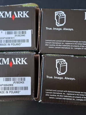 Lexmark μελάνια 702HKE, 702HME, 702HCE, 702HYE, πακέτο 4 τεμάχια