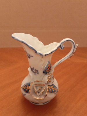Vintage Tajimi Pottery Japan miniature porcelain pitcher Mino ware