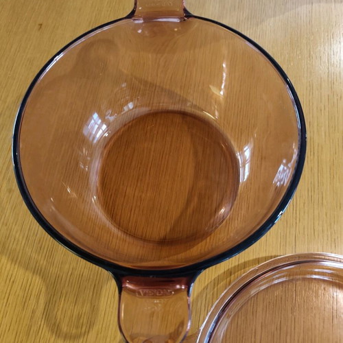 Vintage ceramic glass pot 3.5 l Original Vision Corning new