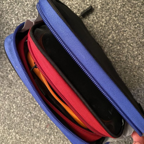 Travelon set of 3 travel toiletries mesh bags like new, black