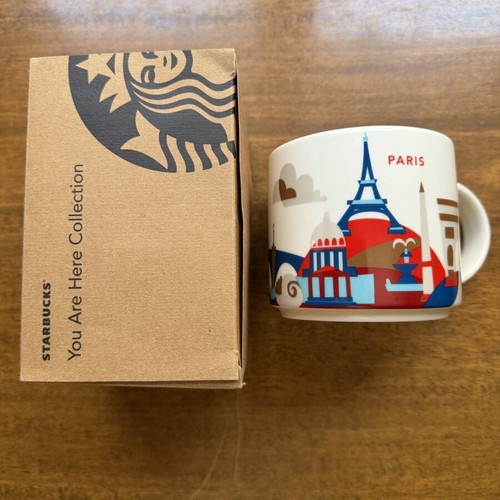 Starbucks cup Paris like new with original box