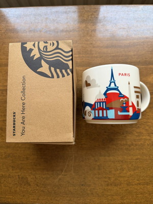 Starbucks cup Paris like new with original box