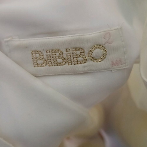Cocktail dress Bibibo like new, white, size M/L with matching belt